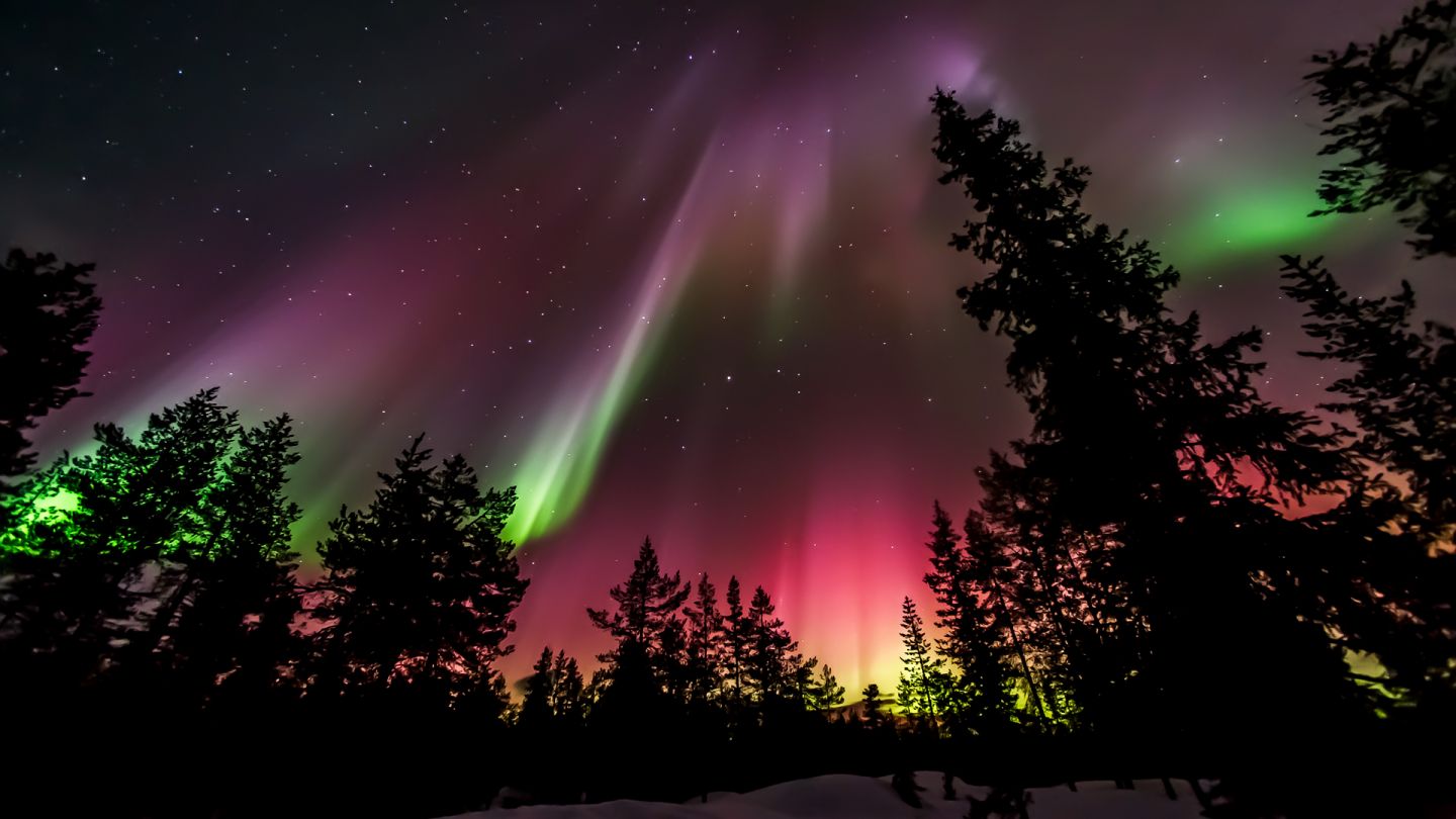 Finland Winter Northern Lights